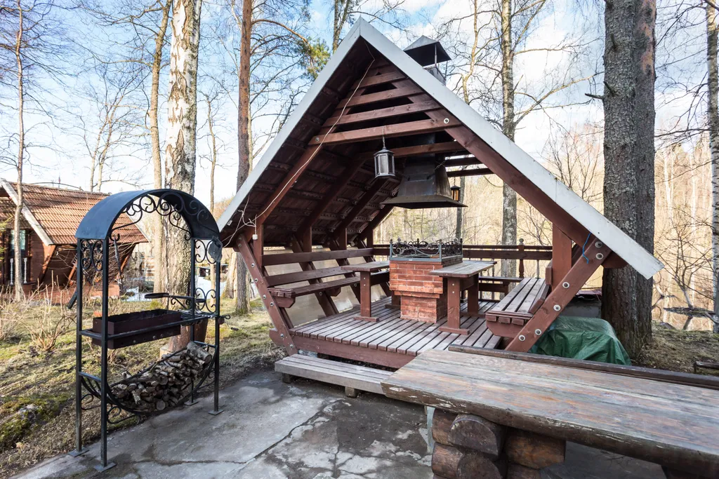 Комфортный дом на острове с видом на Ладожское озеро