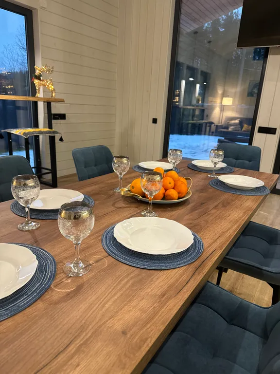 Коттедж Уютный коттедж с сауной и купелью — Бугры