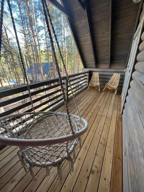 Коттеджи на берегу Волги в сосновом лесу. База отдыха " Хвоя Эко"