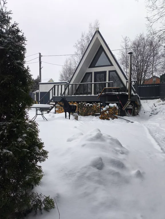 Коттедж Коттедж Новый а-фрейм в черте города — Казань