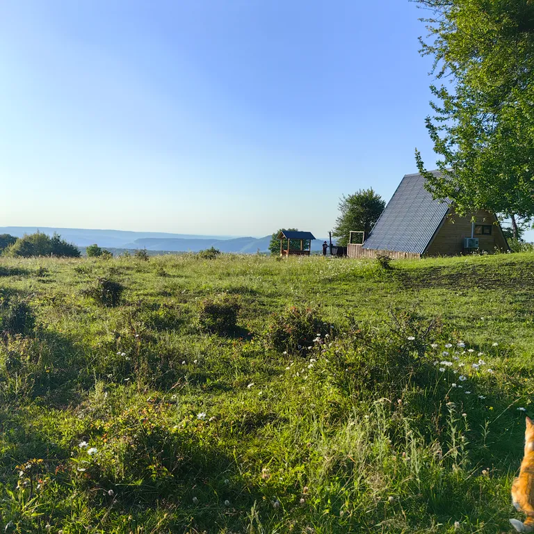 Коттедж Отдых от городской суеты в Адыгеи, домик в лесу А-фрейм — Веселый