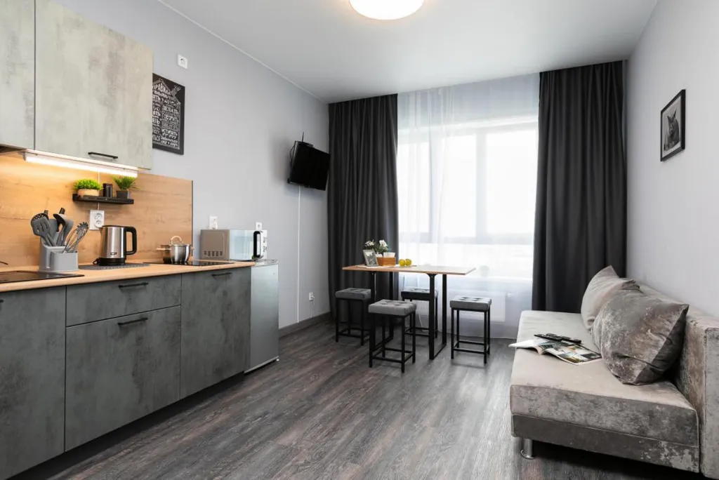 Квартира 1-к квартира с видом на Башню Исеть — Екатеринбург