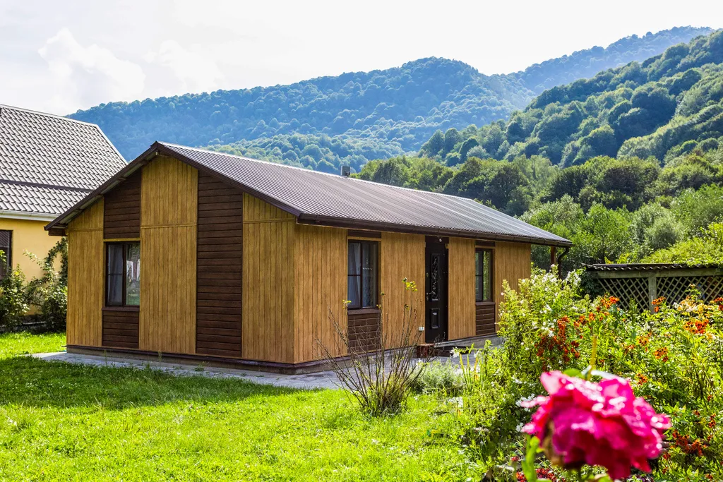 Коттедж Коттедж "Буковель" с терассой и видом на горы. — Архыз