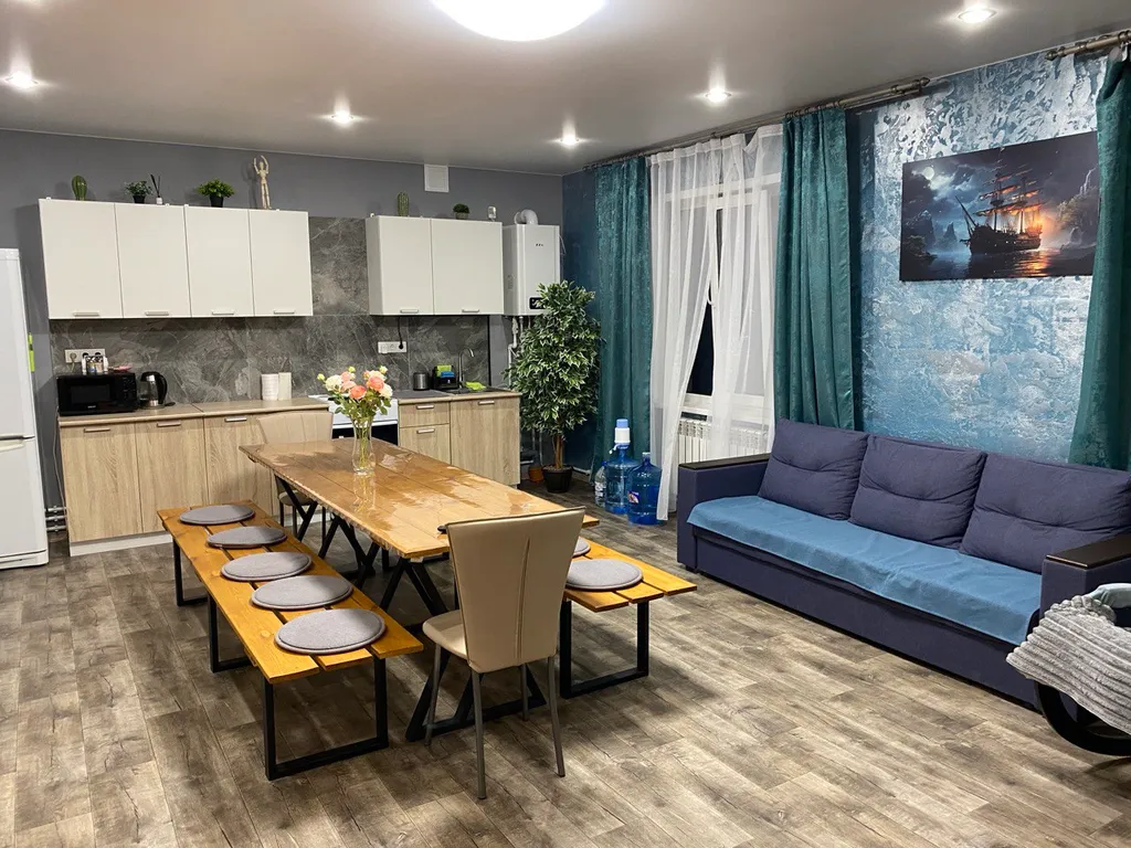 Дом баня с бассейном