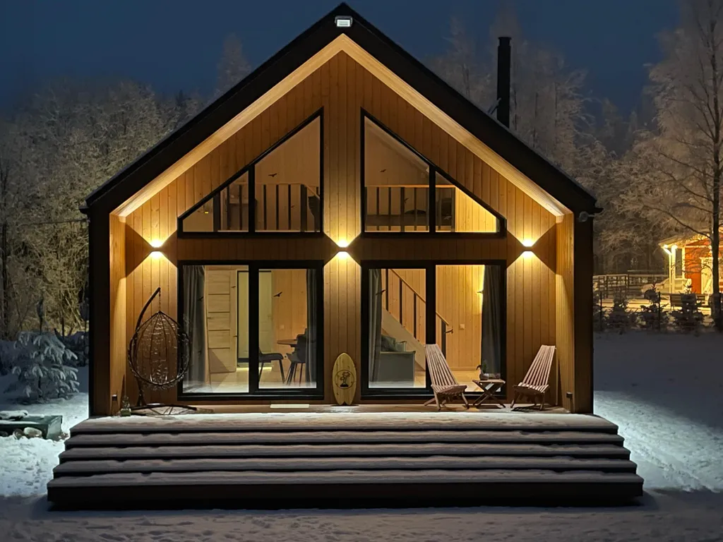 Коттедж Барни с видом на лес с сауной — аренда посуточно в Васильево