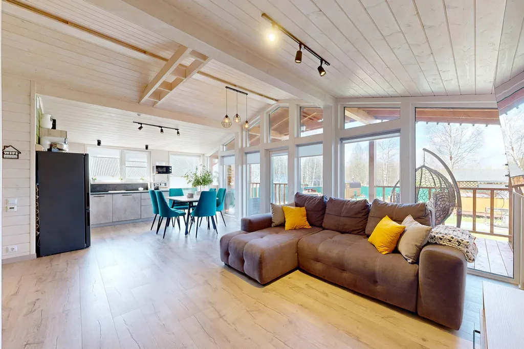 Дом с баней и чаном на участке 10 соток, Green island house