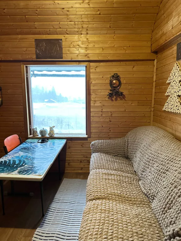 Дом c финской дровяной сауной и отдельной баней в Карелии