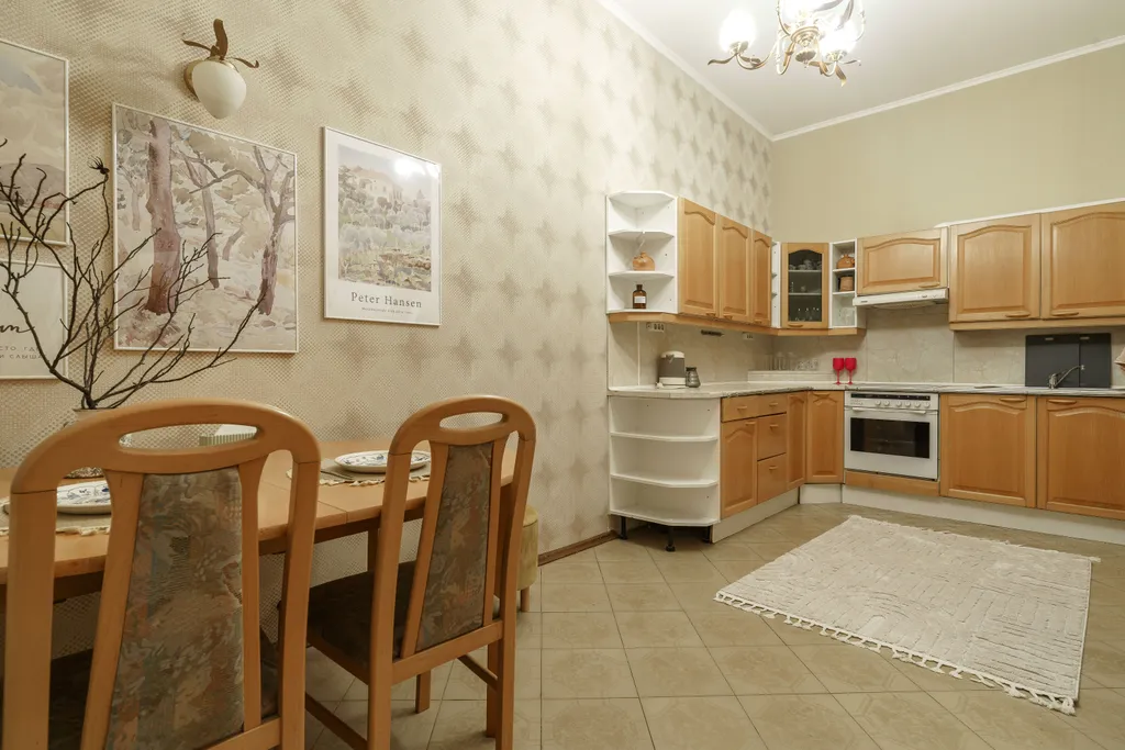 Двухэтажная квартира 100 м²с сауной в центре исторического Выборга