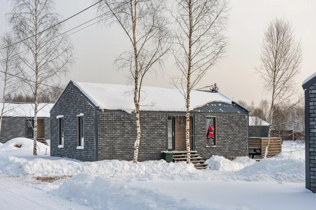 Дом в поселке у водохранилища: все удобства для комфортного отдыха