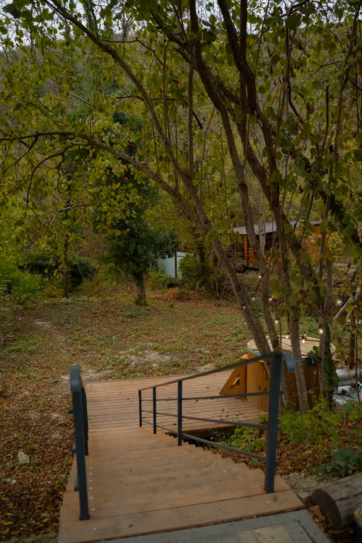 Коттедж А-фрейм коттедж Мята с бассейном — Прасковеевка