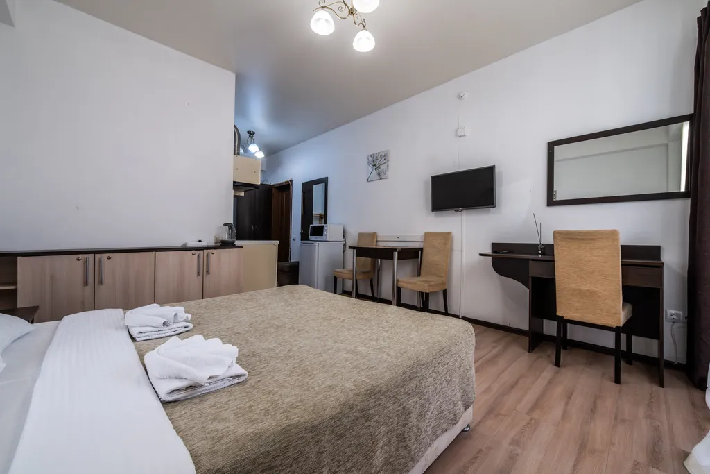 Бюджетная студия в лесу, 27 м², 3 этаж