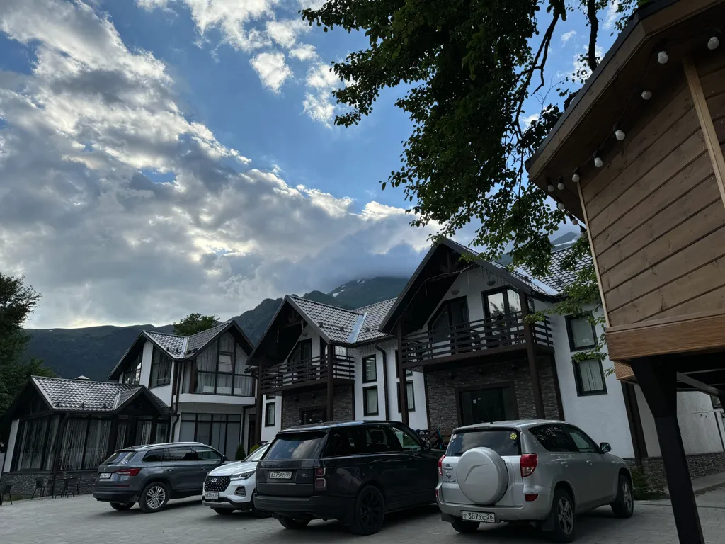 Коттедж Коттедж Банный комплекс в Архызе — Архыз