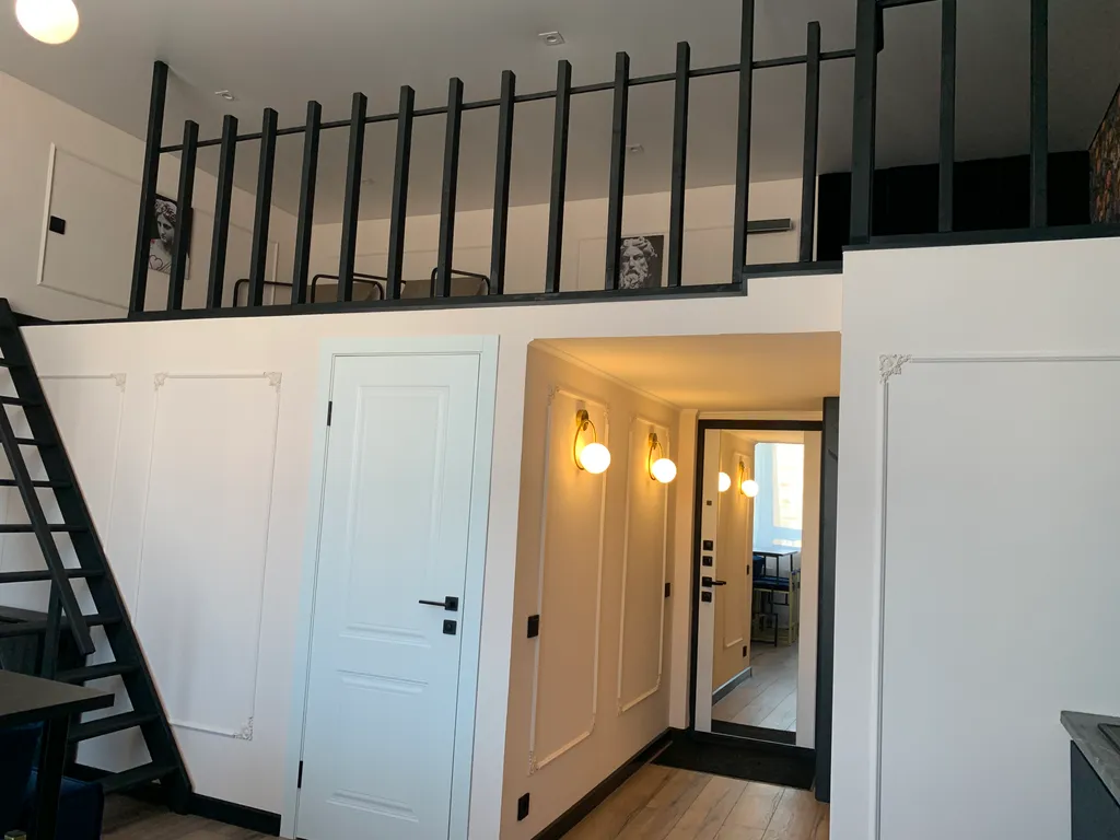 Двухэтажная однокомнатная квартира