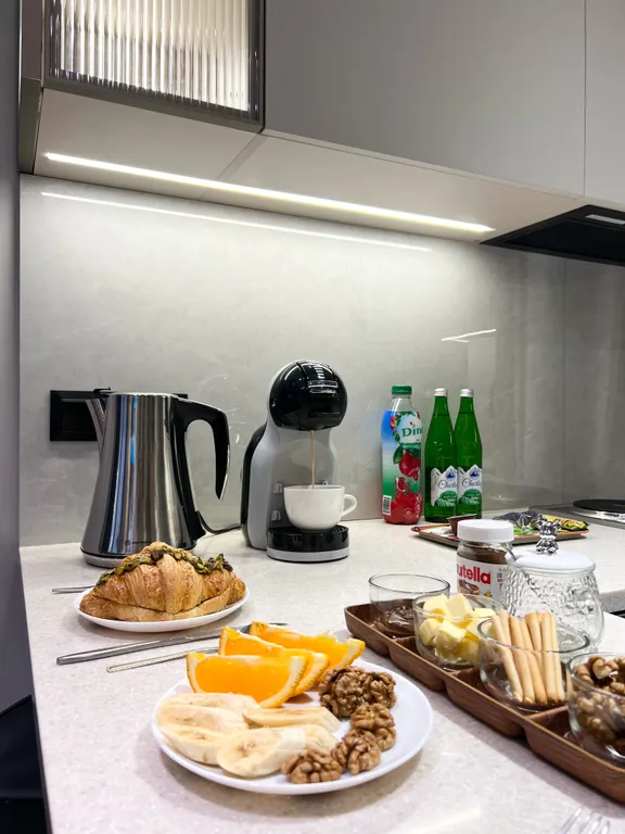 Современная стильная студия с видом на Tashkent City