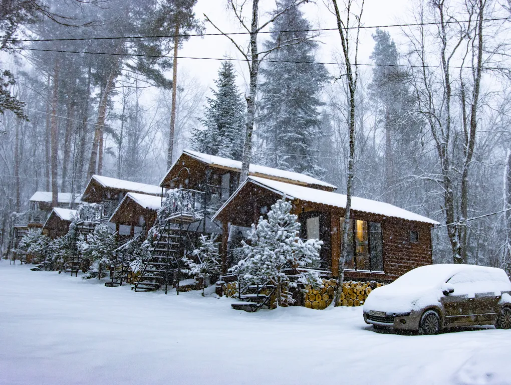 Уютный домик в чаще леса