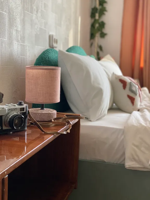 Просторная квартира с видом на город и парк