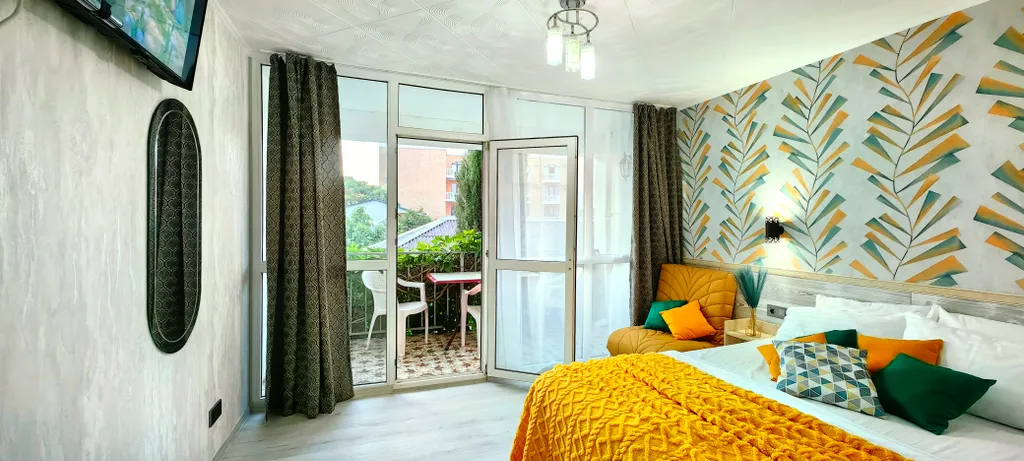 Квартира Квартира Двухкомнатный с кухней, стиралкой, балконом, кондиционером — Судак