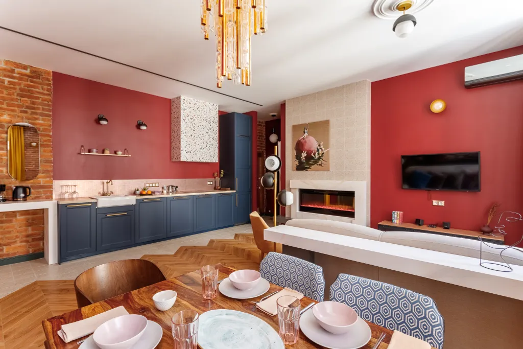 Квартира Тихая квартира с камином в центре — Москва