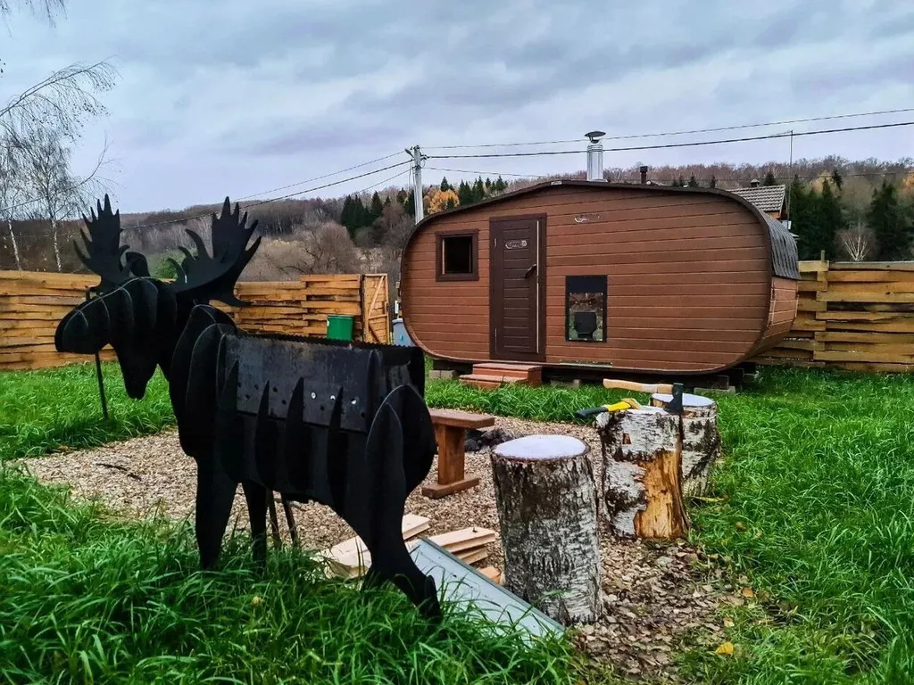 Барнхаус ВЕСНА с камином и баней
