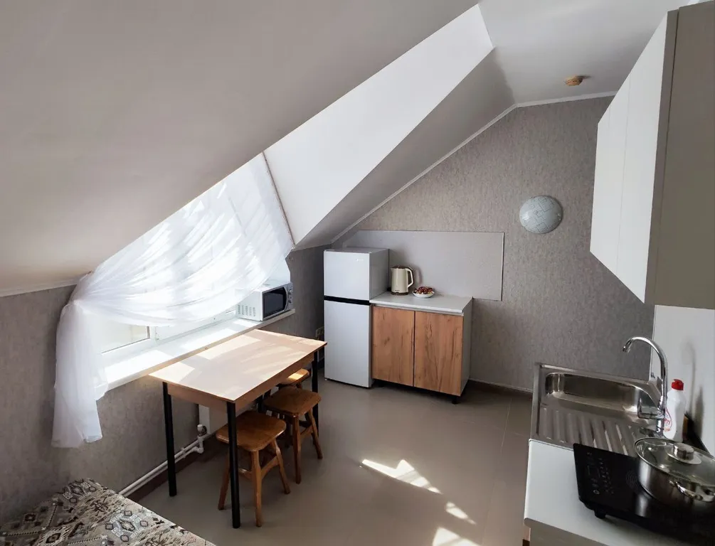 Апартаменты с 1 спальней на мансардном этаже гостевого дома Регион 86