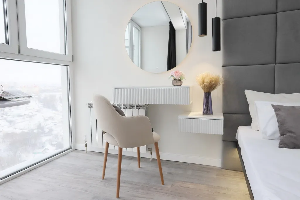 Квартира на 23-м этаже с парящей кроватью