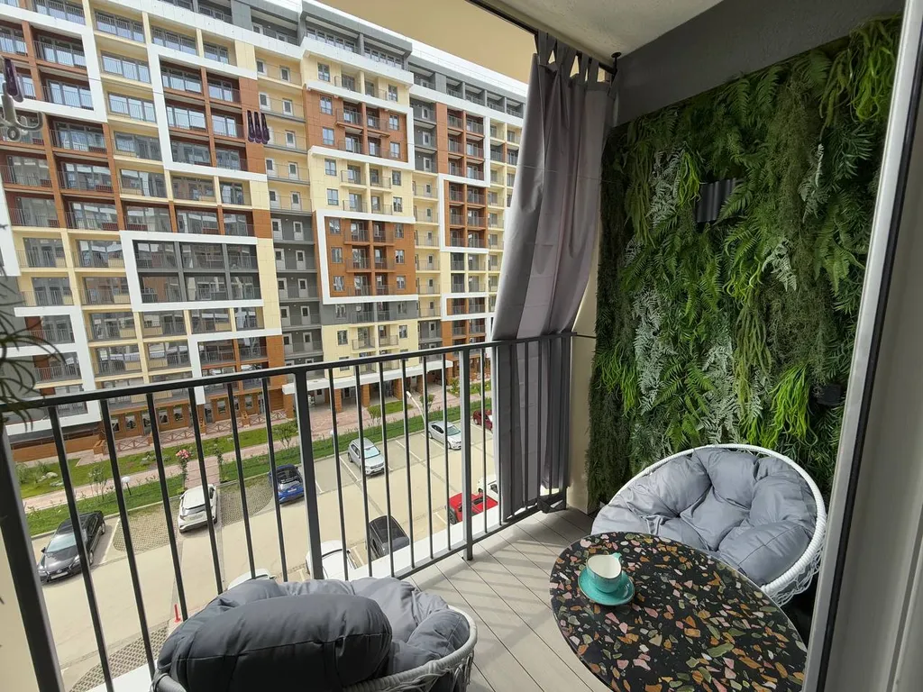 Морская симфония - уютная студия с видом на море и открытым бассейном