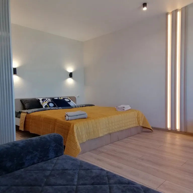 Просторная студия с видом на лес