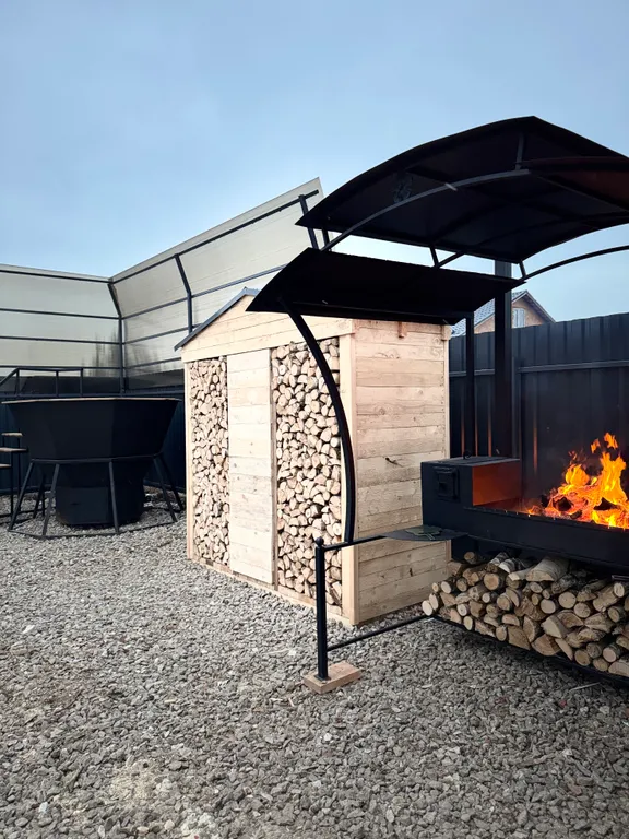 Уютный дом с чаном и бассейном