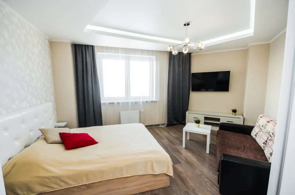 Светлая квартира с красивым видом на город рядом с центром — аренда посуточно в Гродно