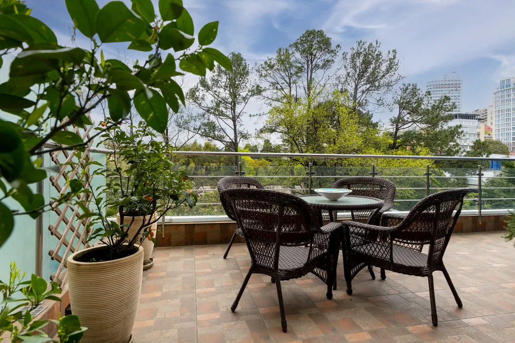 Квартира С двумя спальнями и террасой — аренда посуточно в Сочи