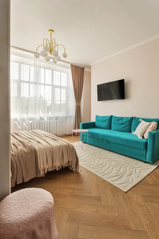 J&N Apartments Четырехместная студия с видом на парк