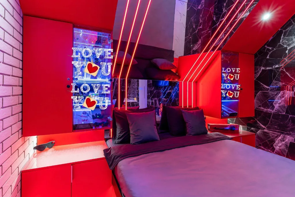 Тематический love апартамент с джакузи
