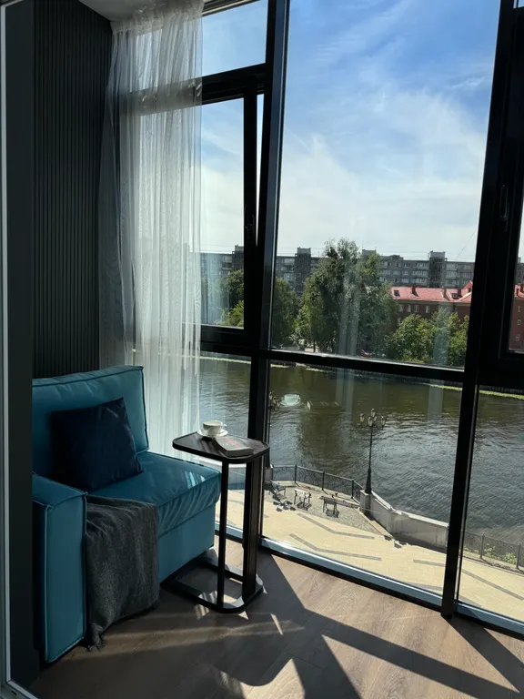 Апартаменты «Рыбная деревня» с прямым видом на реку