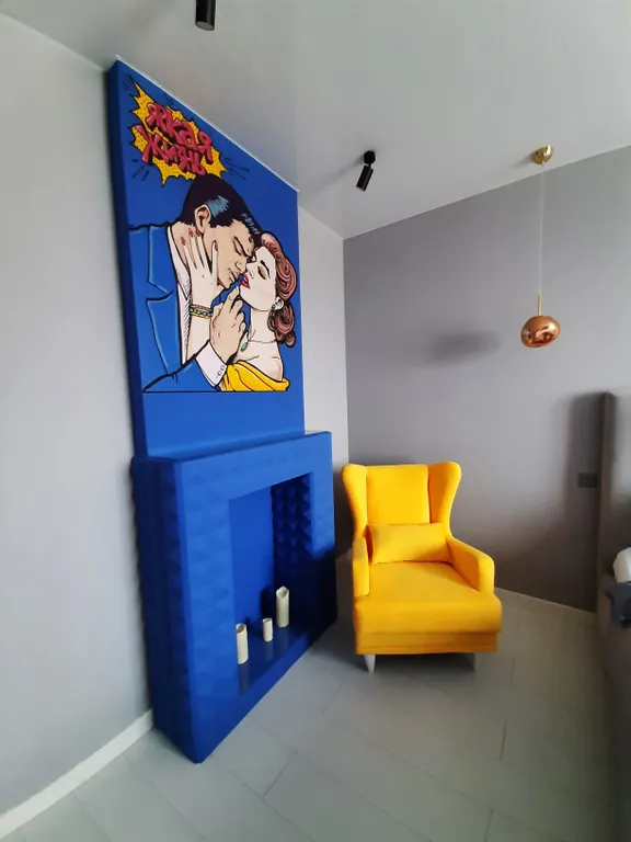 Яркая жизнь позитивный дизайн в стиле поп-арт