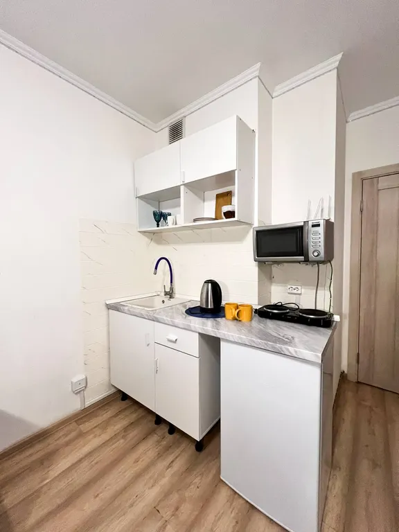 Квартира в синих тонах в девяткино