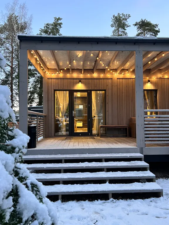 Коттедж Дом на пляже Ладожского озера — им. Морозова