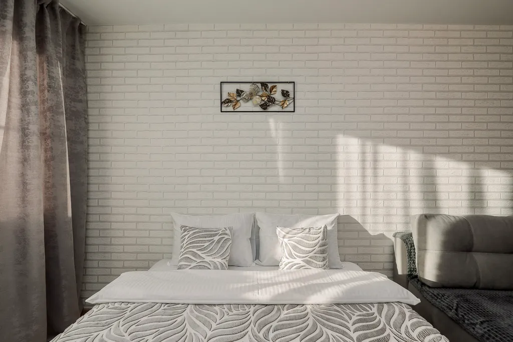 Новая студия  с 2-мя раздельными спальными местами от Город 18