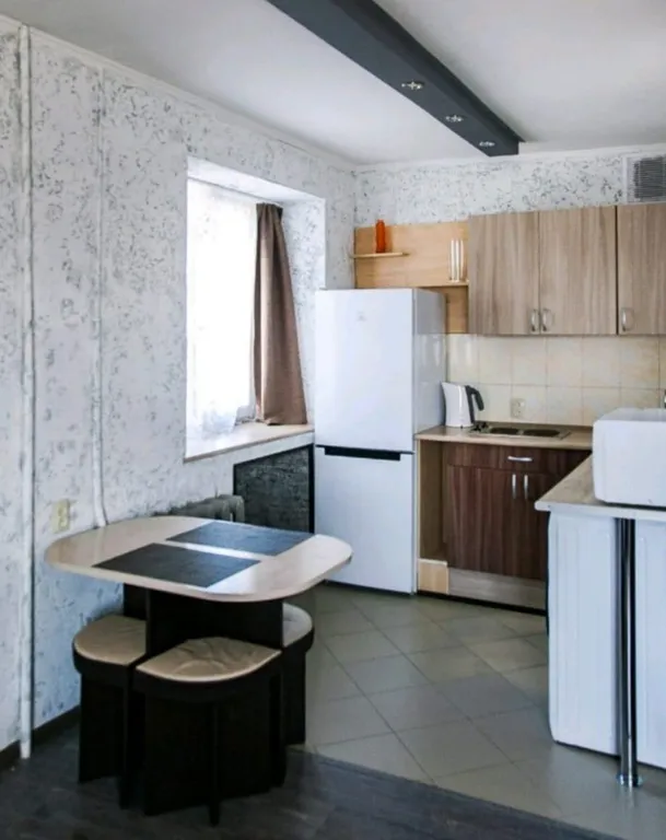 Студия с дизайнерским ремонтом