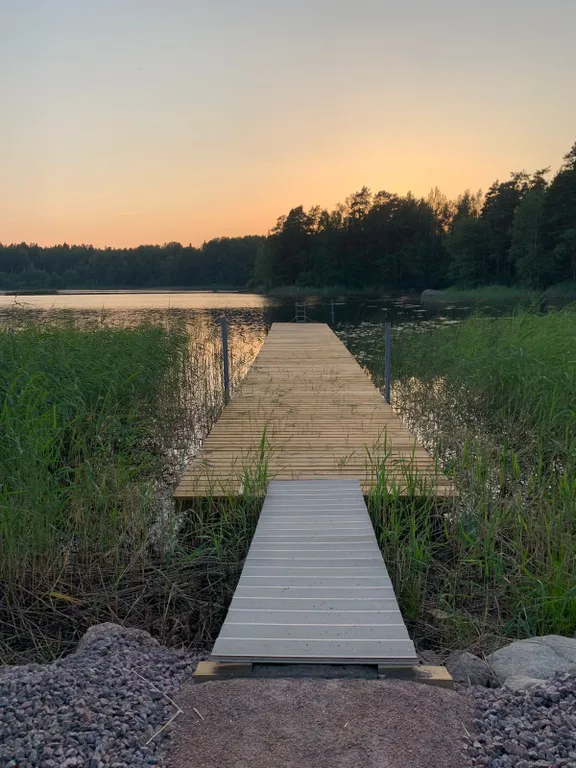Haavejärvi - озеро мечты! Уютный дом на берегу озера в сосновом лесу