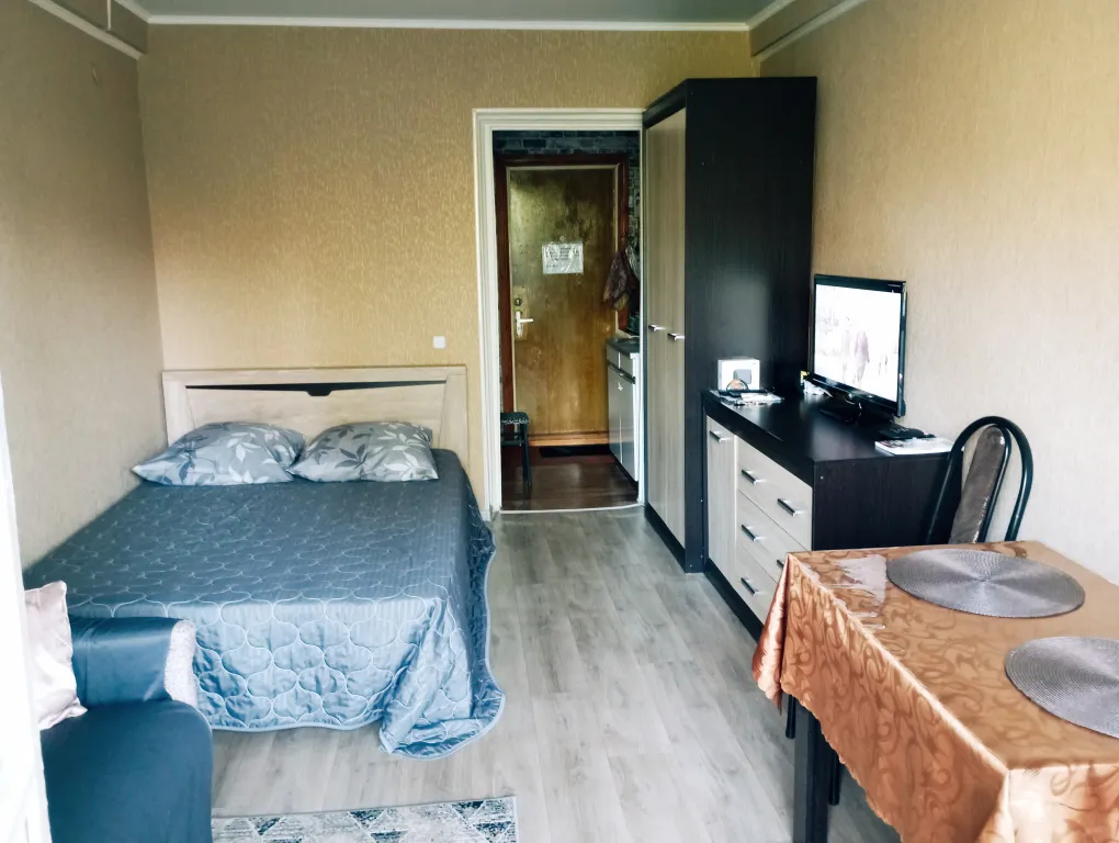 Небольшая квартира-студия гостиничного типа со всеми удобствами