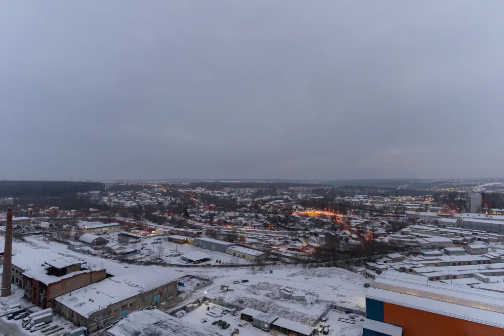 Однокомнатный апартамент с красивым видом на город