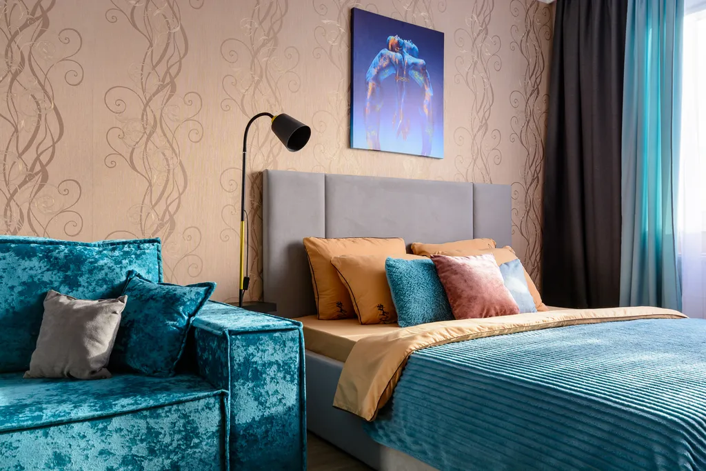 Квартира Апартаменты Бирюзовая нежность с панорамным видом, у парка Галицкого — Краснодар