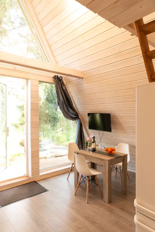 А-фрейм дом на горе