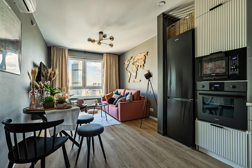 Квартира Квартира Great view 29 floor apartment 5 min walk to Butyrskaya metro — Москва