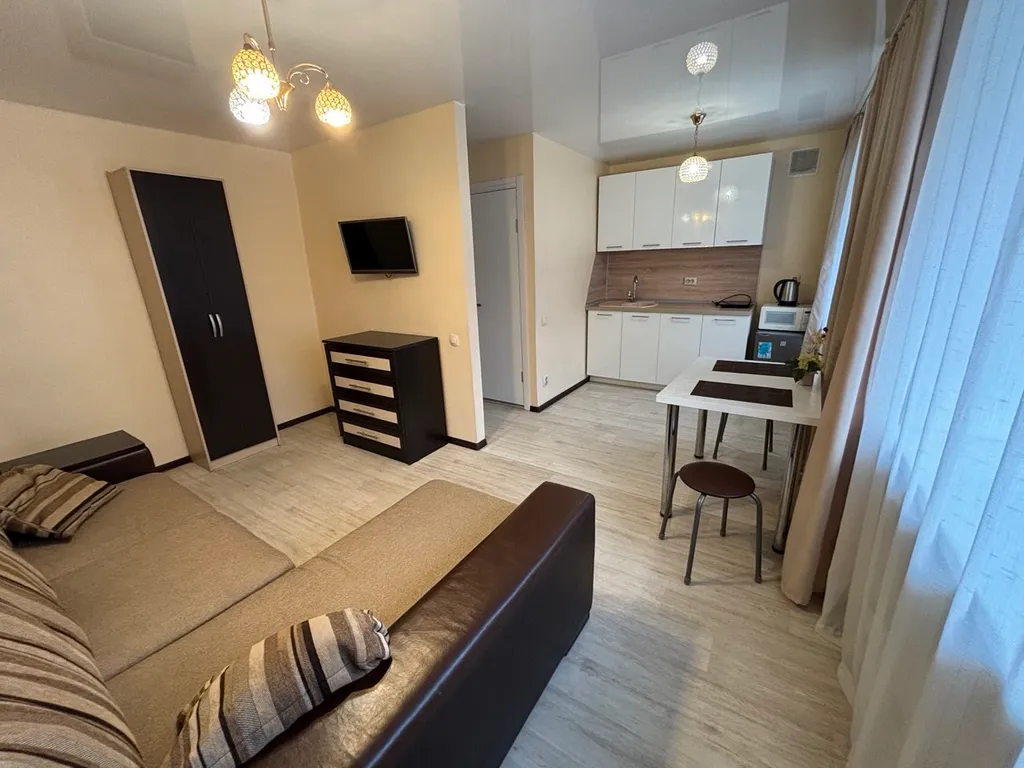 Квартира-студия в центре, на Амурском бульваре, возле ул. Серышева.