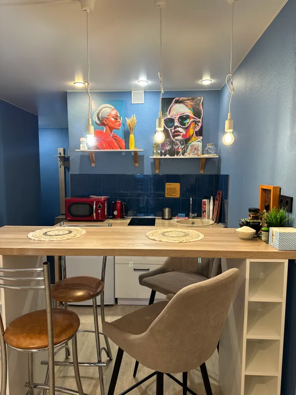 Стильная видовая студия на 24 этаже в ЖК Елецком