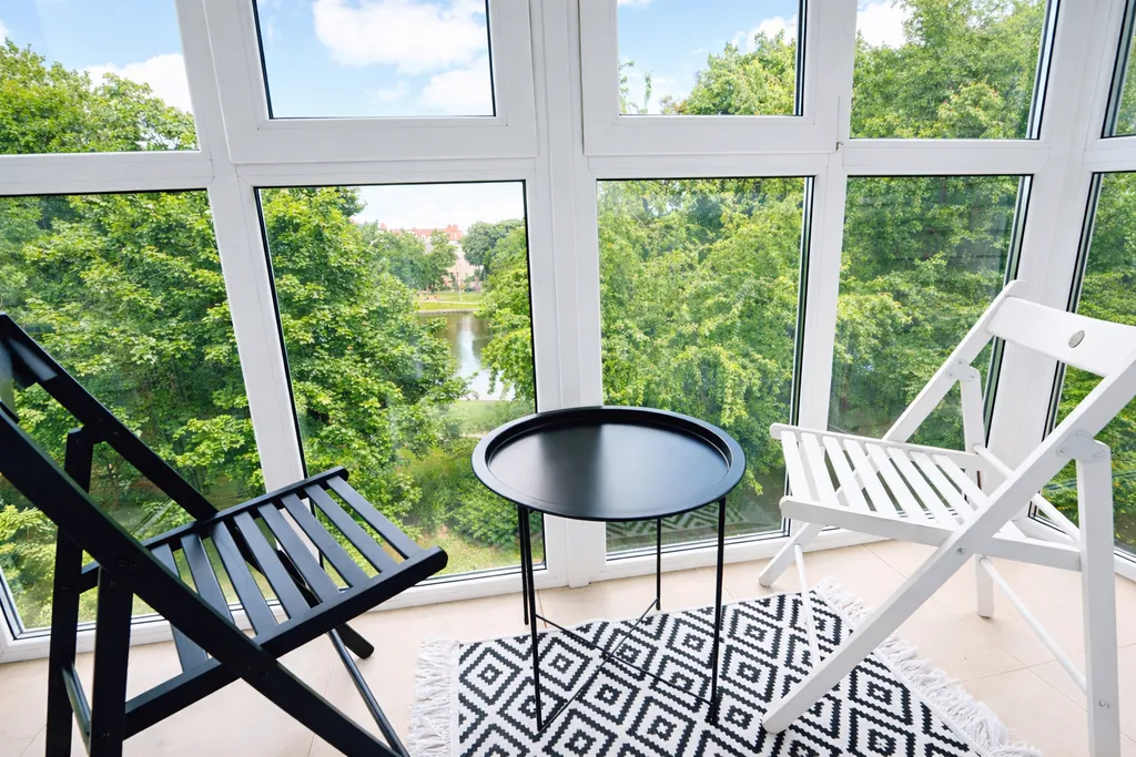 Квартира Чудесная квартира в центре Калининграда с видом на Верхнее озеро — Калининград