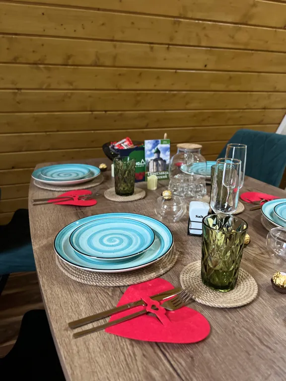 Чудесный домик A-frame с сауной Оливка