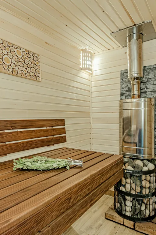 Барнхаус с баней на дровах и чаном SkyLove Glamp