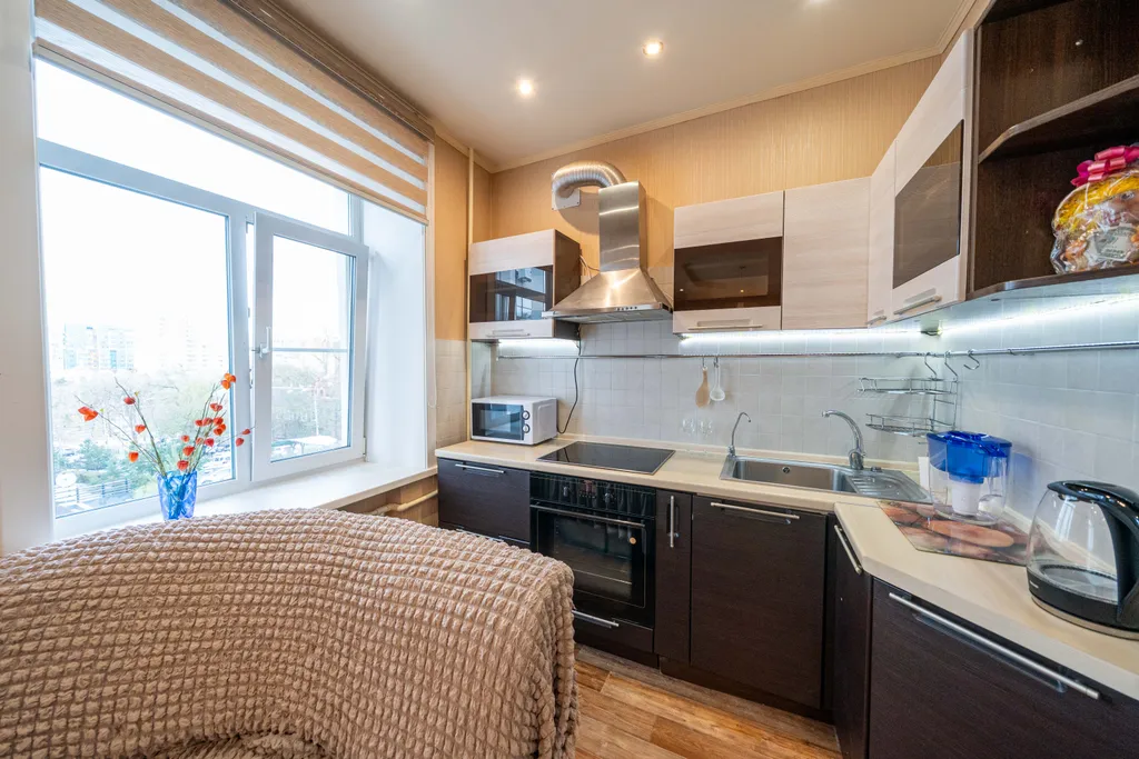 Квартира Уютная квартира с кухней-гостиной в самом центре города — Хабаровск